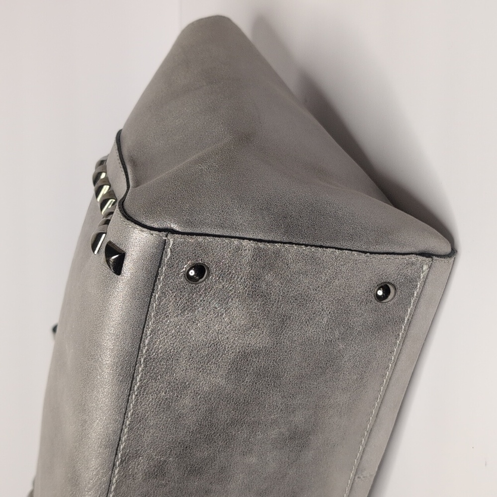 Kennel & Schmenger Silver Studded Satchel - Picture 6 of 13